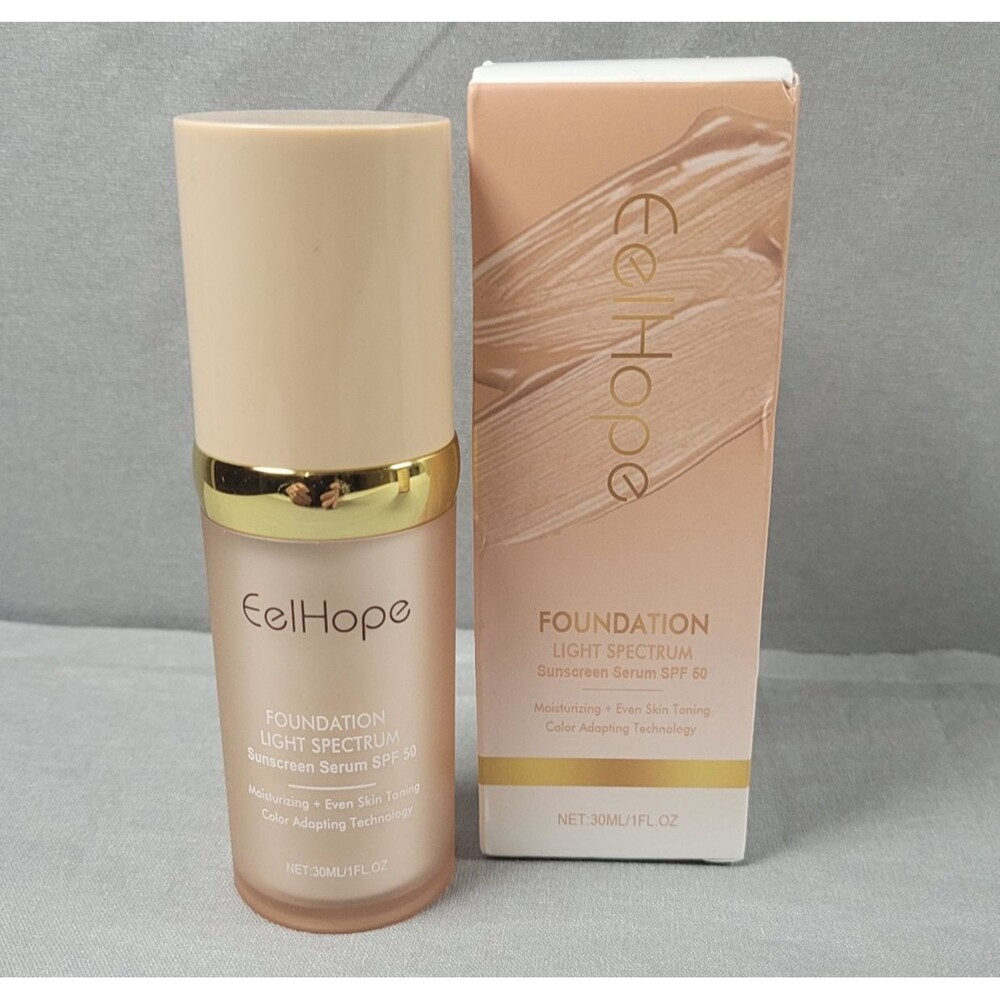 Eelhope Foundation SPF 50 30ml | Color Adapting Serum Sunscreen Makeup